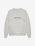 Back detail sweater | Light Grey Melange