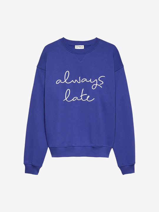 Always Late sweater | Ultra Marine