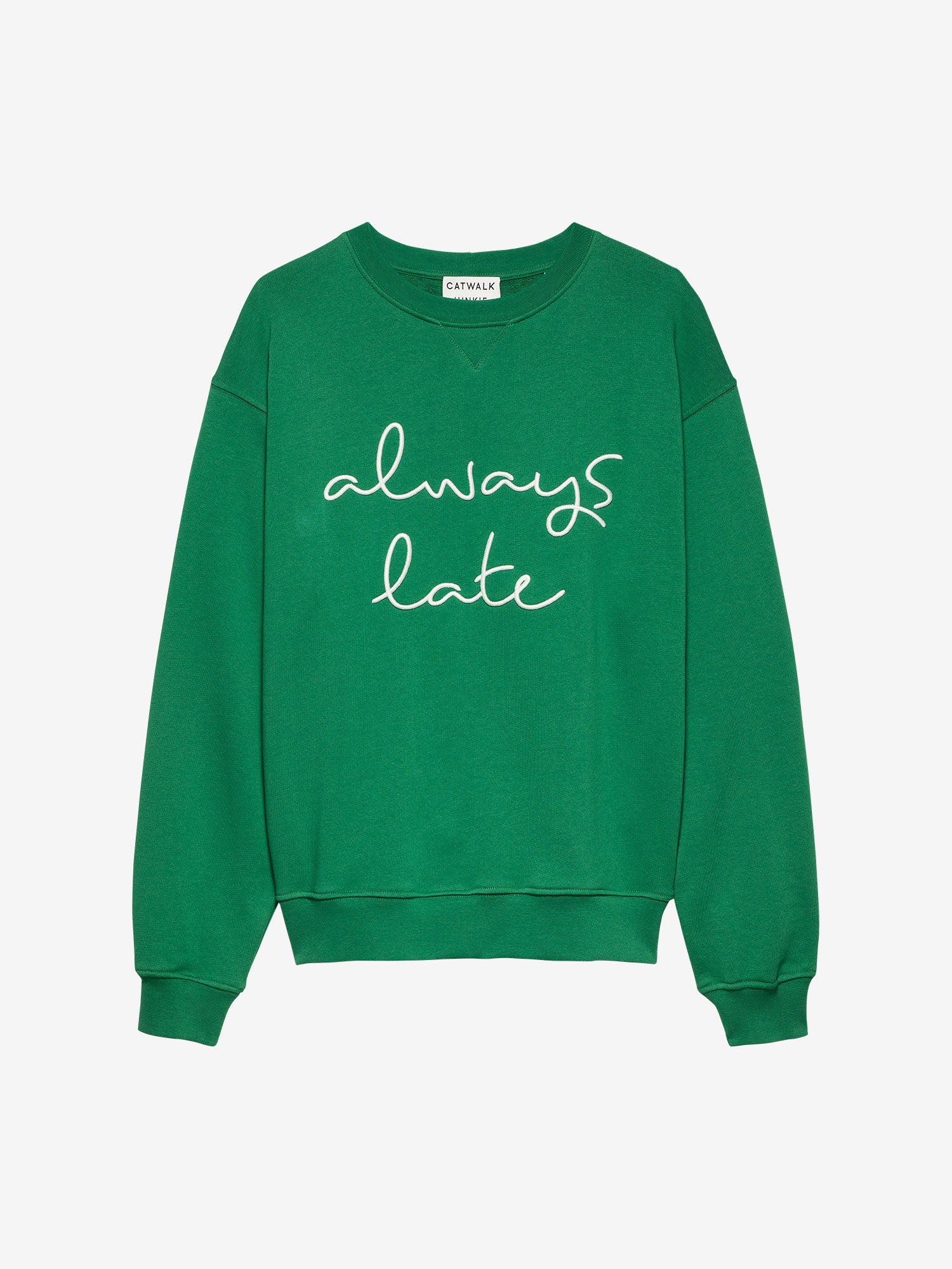 Sweater met graphic | Verdant Green