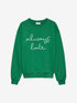 Sweater met graphic | Verdant Green