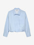 Tuck in blouse | Chambray Blue