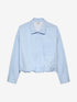 Tuck in blouse | Chambray Blue