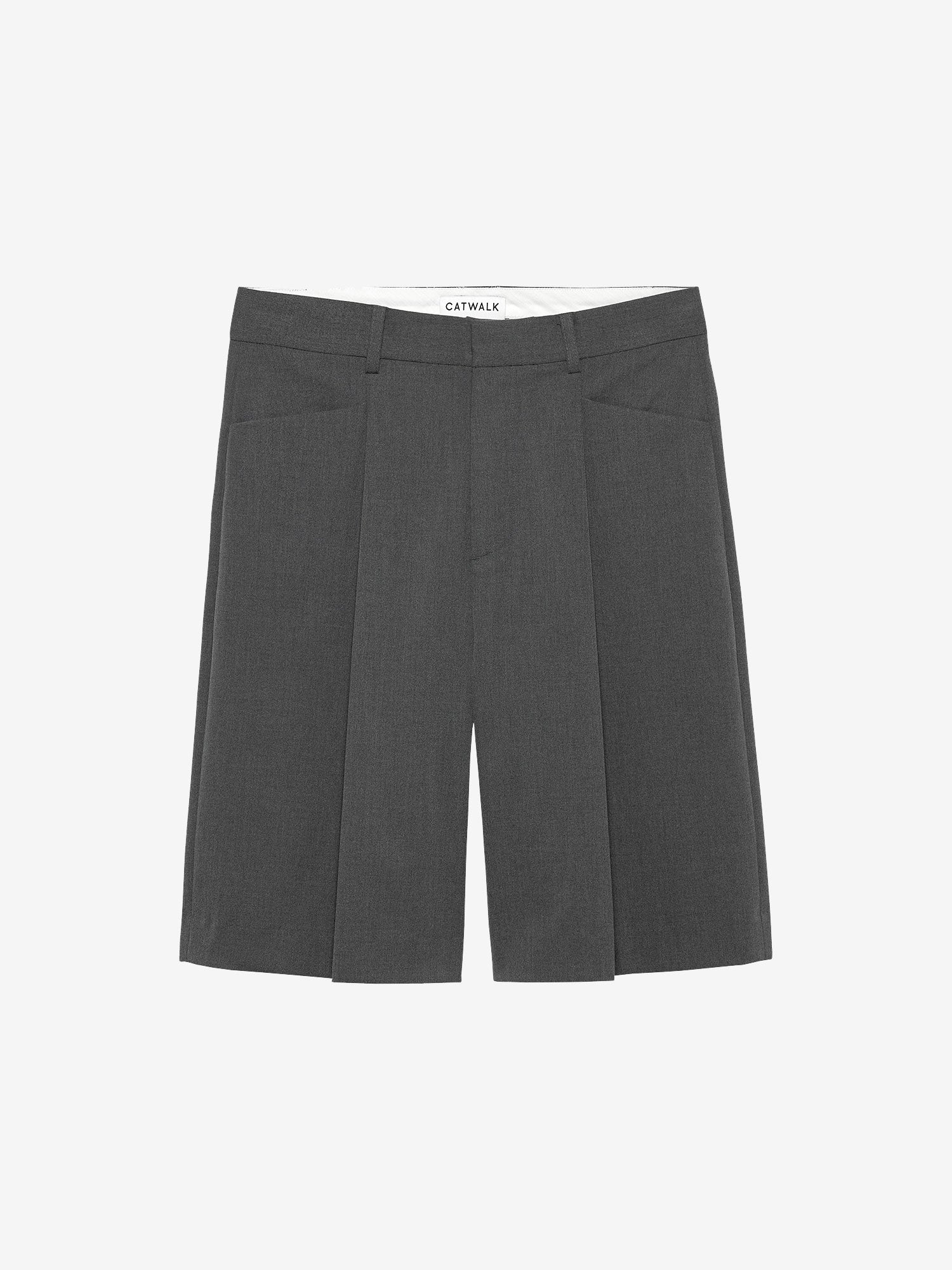 [MONOHA] / ☆ 24FW Wool bermuda pants / dark gray MONOHA] / ☆ 24FW Wool bermuda pants / dark gray (MONOHA