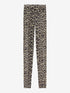 Legging van mesh met leopard dessin | Sesame