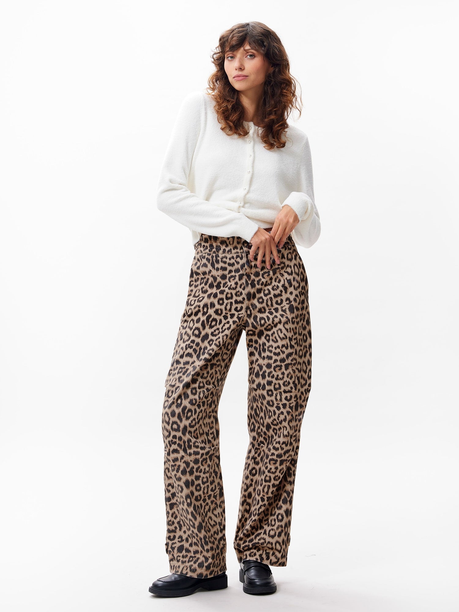 Hose mit Leopardenmuster | Sesam