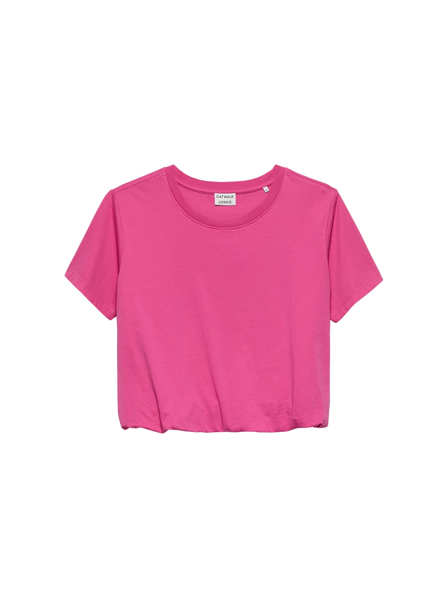 T-Shirt mit Bieseneffekt | Rosa Limonade