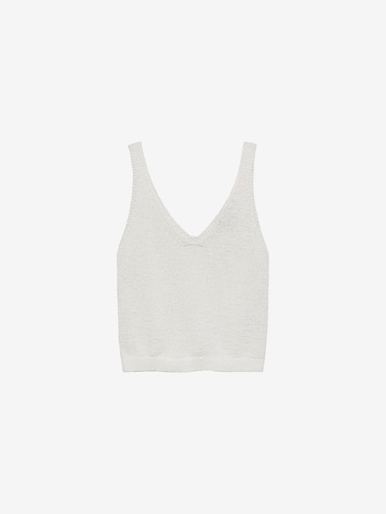 Gebreide top | Egret