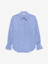 Blouse with graphic | Blue