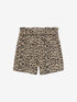 Leopard printed denim shorts | Grey Morn