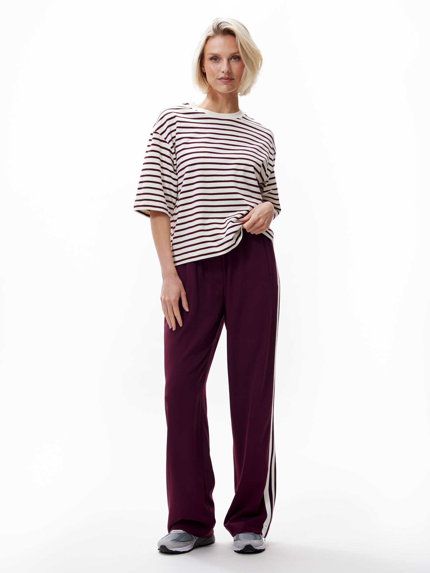Loose fit striped Tshirt | Winetasting