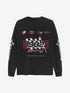 Graphic long sleeve | Washed Black