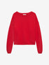 Relaxed fit soft knit | Ribbon Red