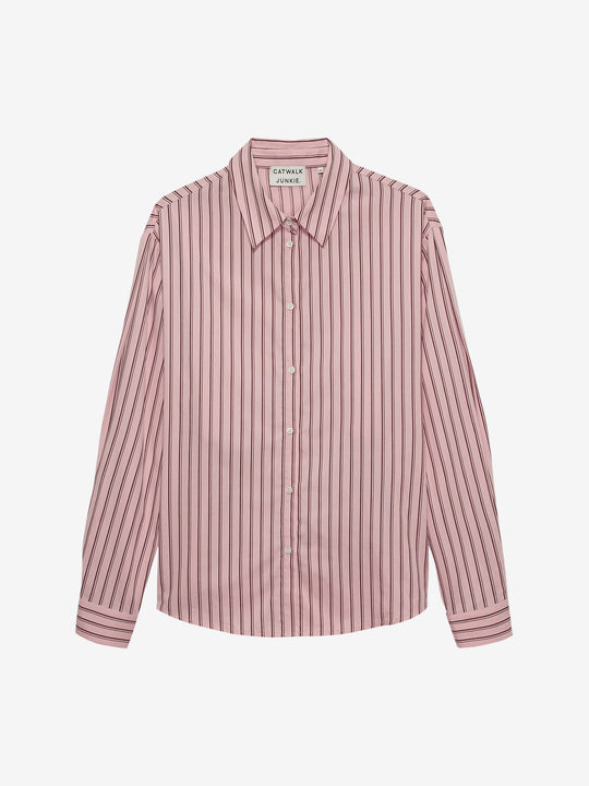 Blouse met open back | Pink Lady