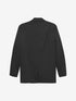 Pinstripe blazer with back detail | Dark Grey Melange