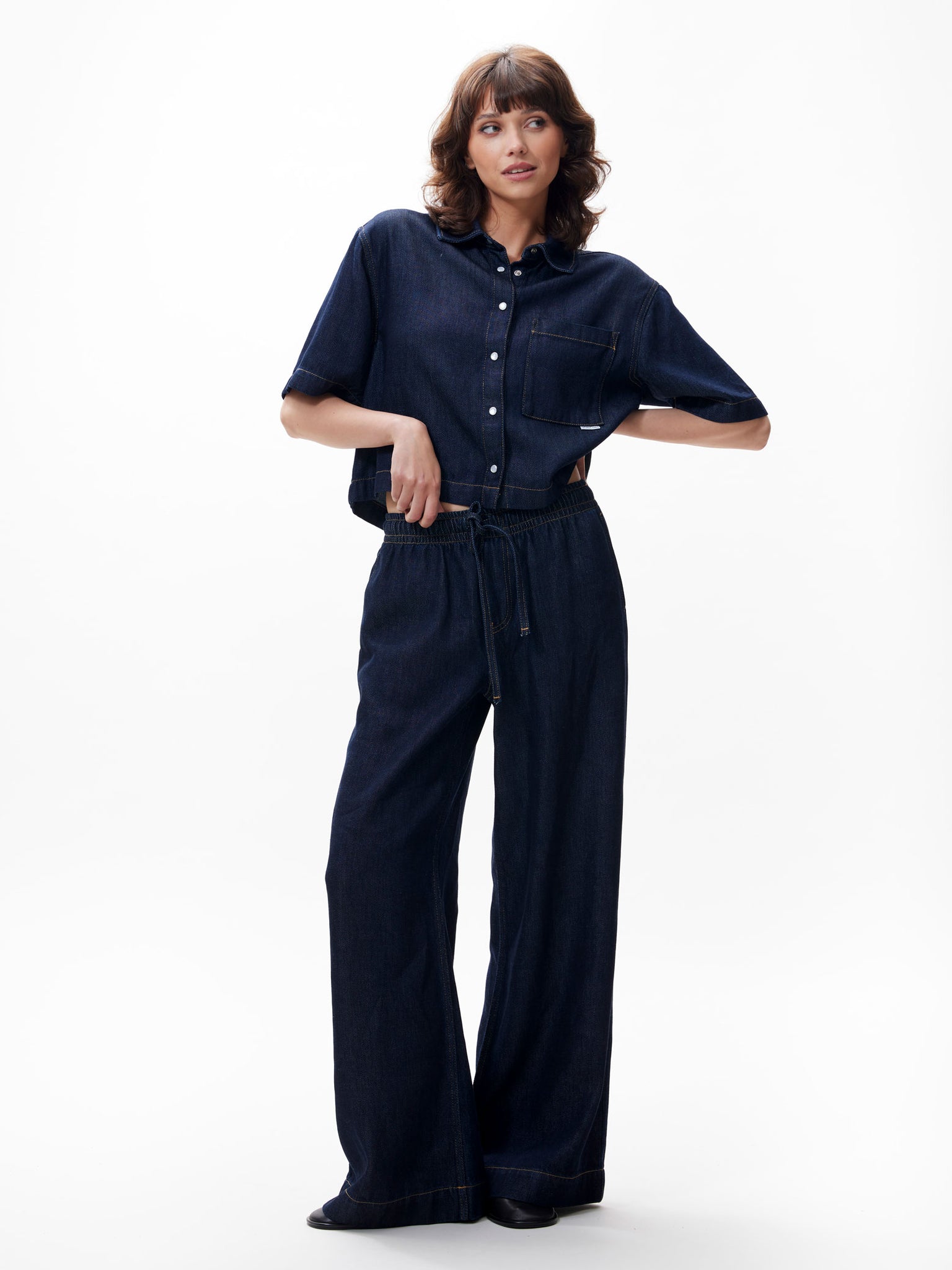 Denim joggingbroek | Dark Blue