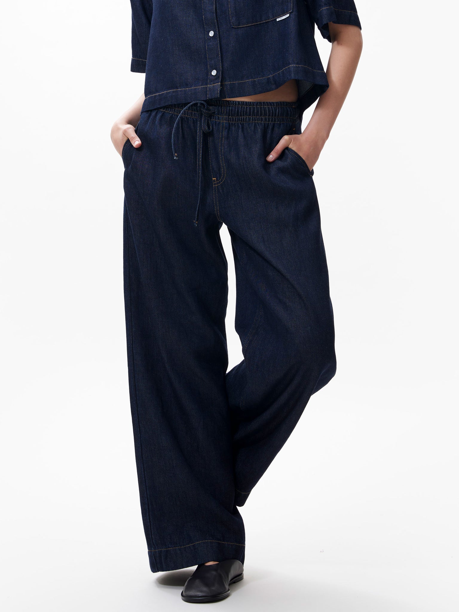 Denim joggingbroek | Dark Blue