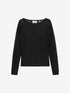 Longsleeve van kant | Black