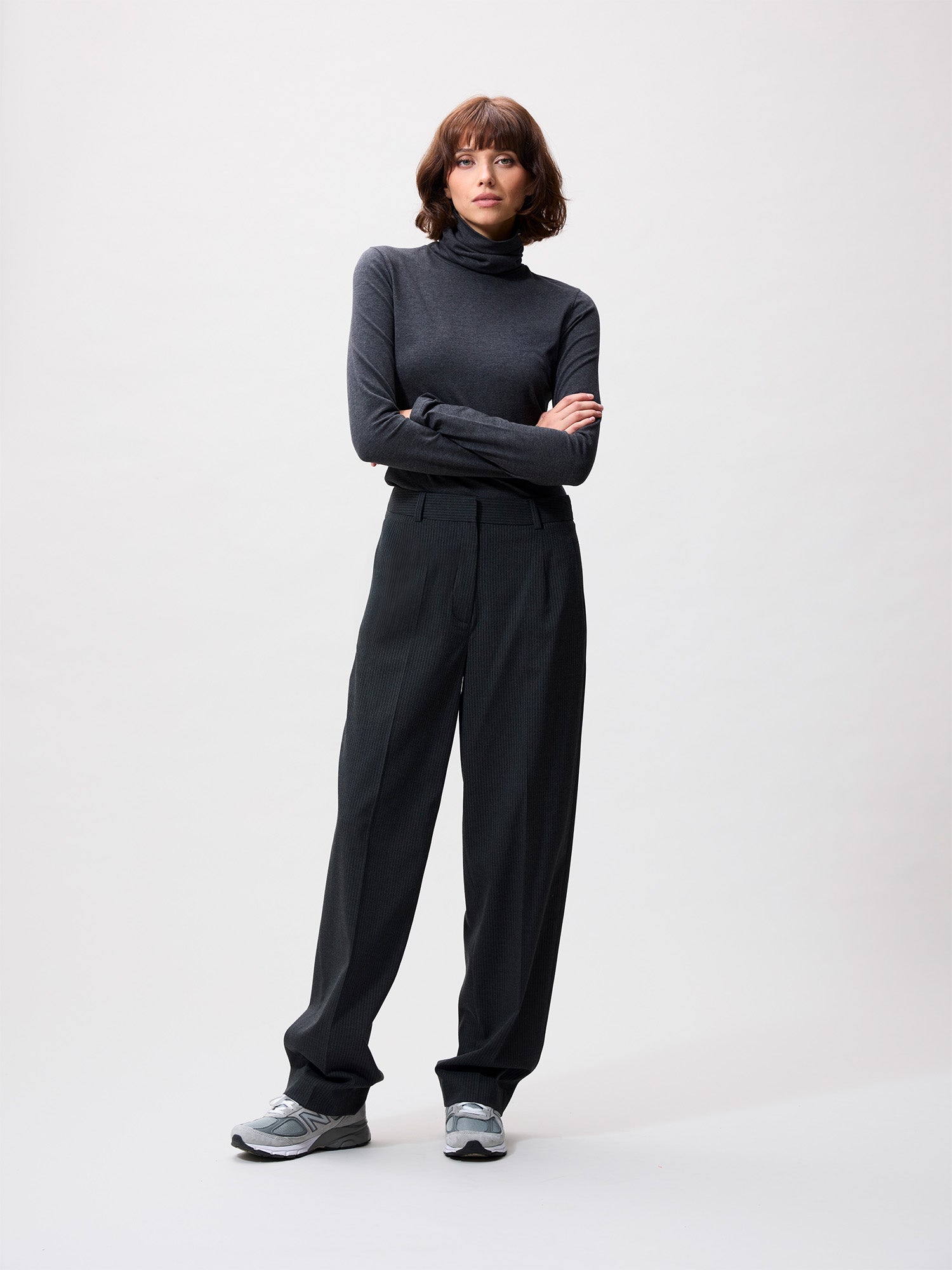 Super zachte long sleeve met kol | Antra Melange