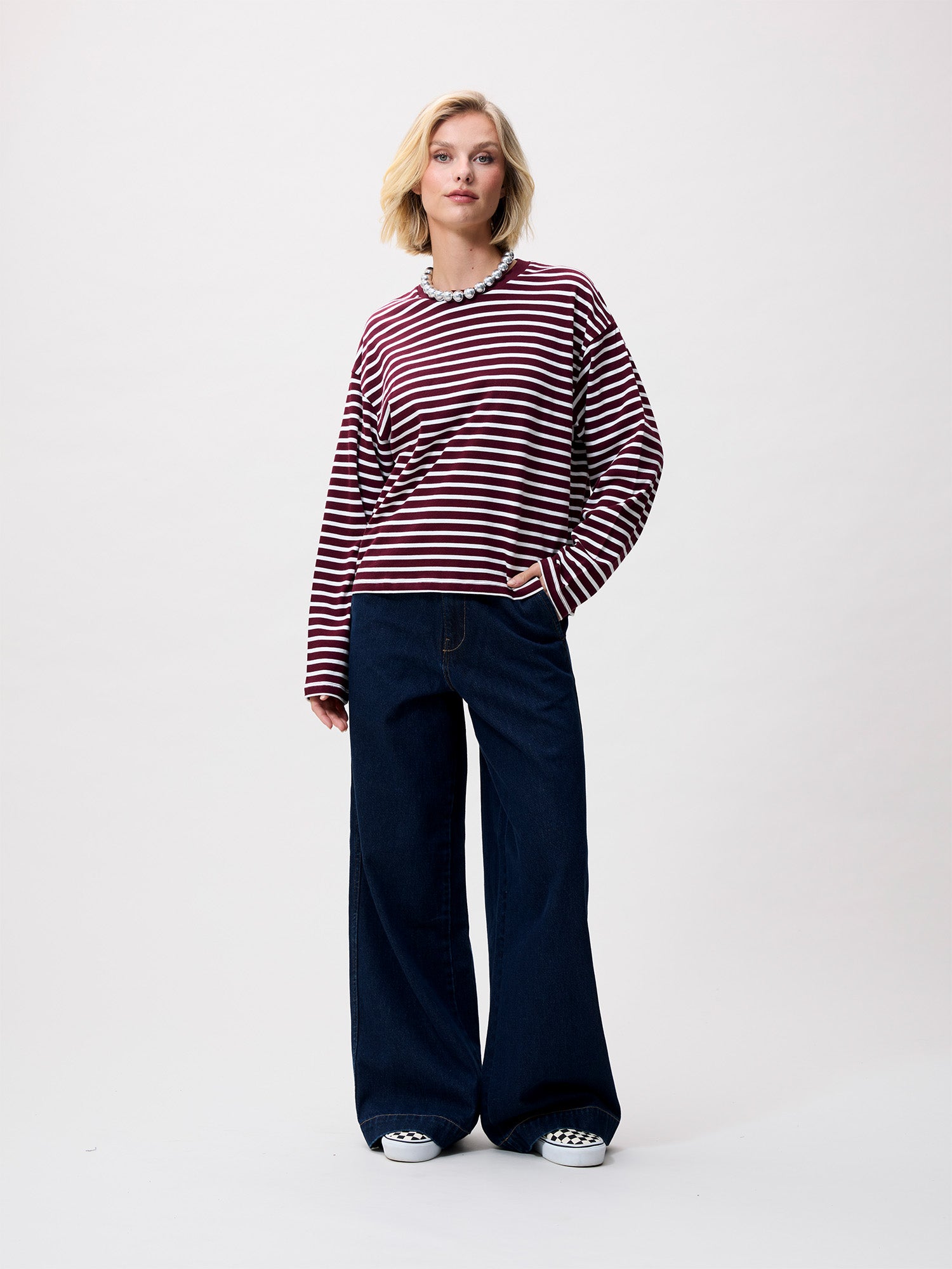 Gestreepte long sleeve | Winetasting