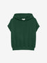 Sleeveless sweater met hood | Pine Forest