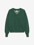 Sweater with Vneck | Pine Forest