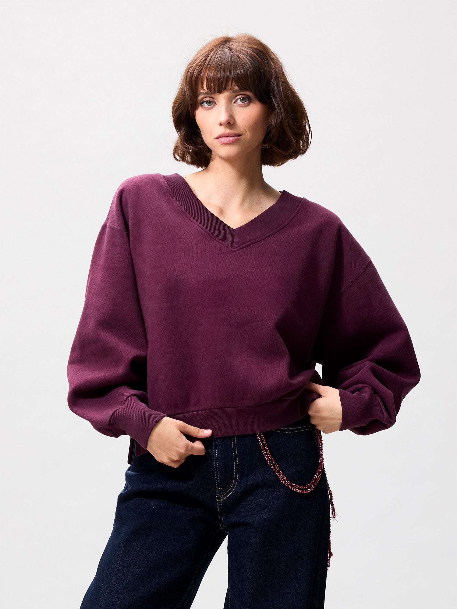 Sweater with Vneck | Winetasting