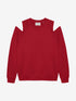 Sweater met open shoulders | Red Fruit