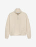 Half zip sweater van teddy | Vanilla Cream