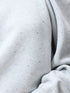 Sweater met strass en open schouders | Light Grey Melange