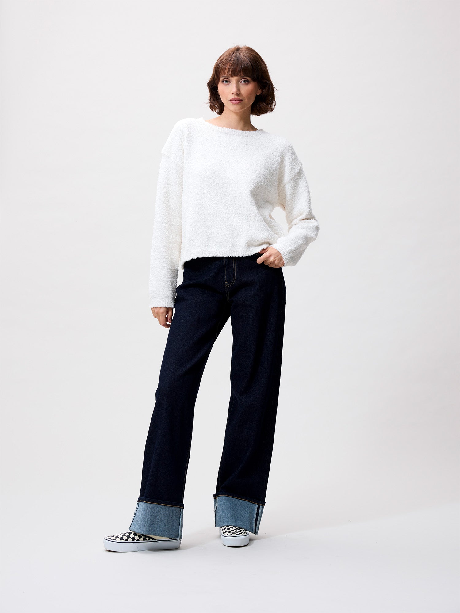 Teddy knit | Egret