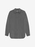 Pinstripe blouse | Grey Melange