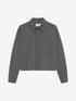 Blouse | Dark Grey Melange