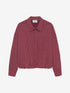 Blouse met tuck in effect | Berry