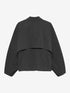 Cape jacket | Dark Grey Melange