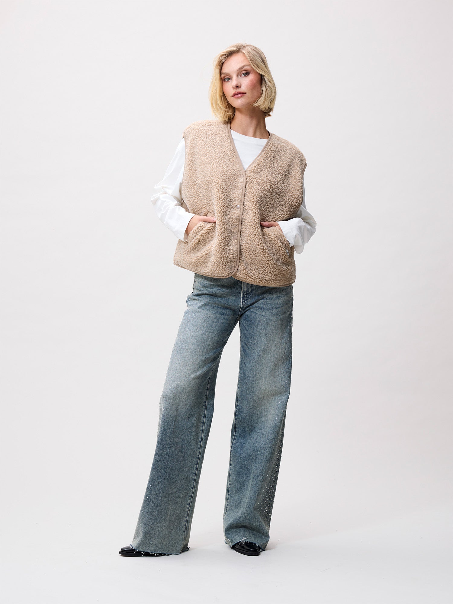 Teddy bodywarmer | Fake Fur