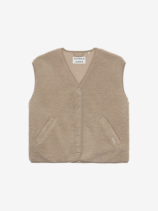 Teddy bodywarmer | Fake Fur