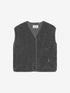 Teddy bodywarmer | Carbon