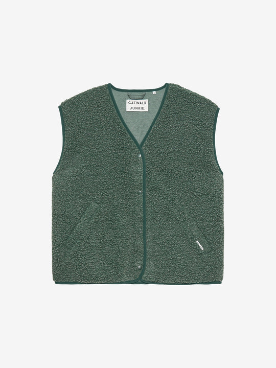 Teddy bodywarmer | Pine Forest