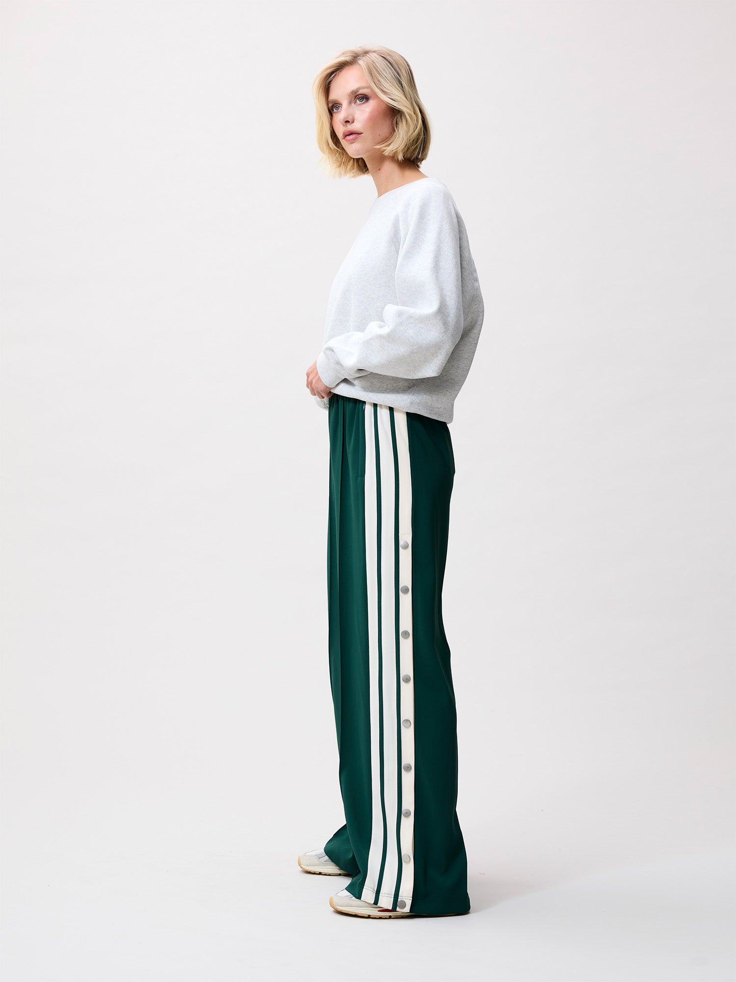 Tracksuit trousers met drukknopen | Pine Forest