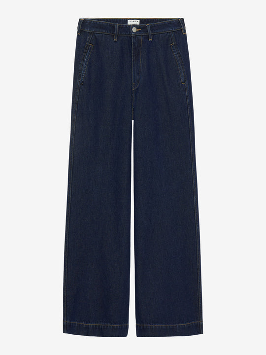 Wide leg jeans | Dark Blue