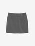 Pinstripe rok | Grey Melange
