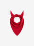 Triangle scarf | Ribbon Red