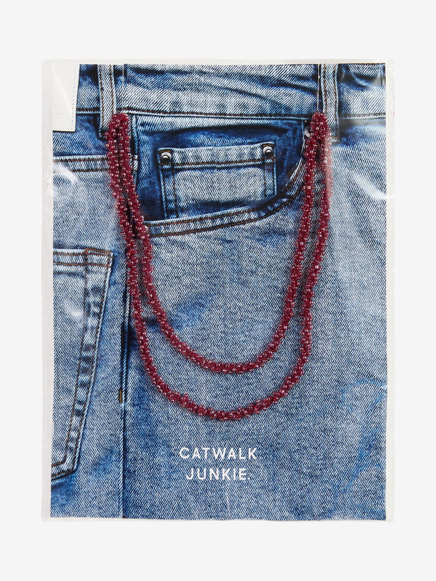 Beaded cord | Berry