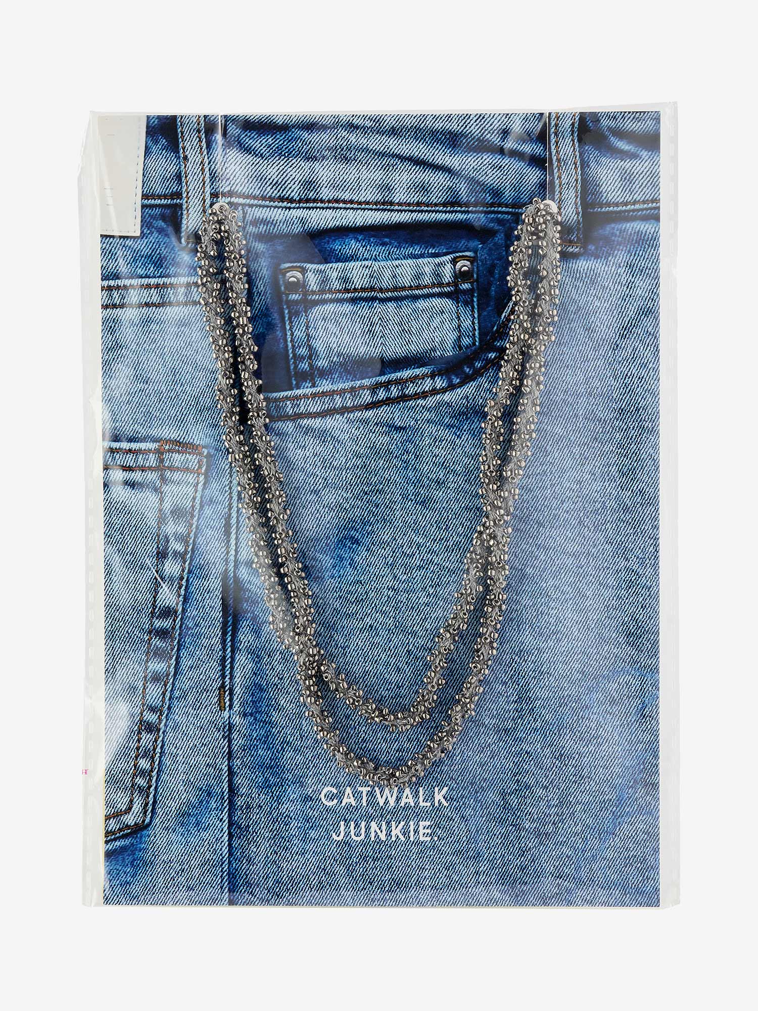 Beaded cord | Dark Grey