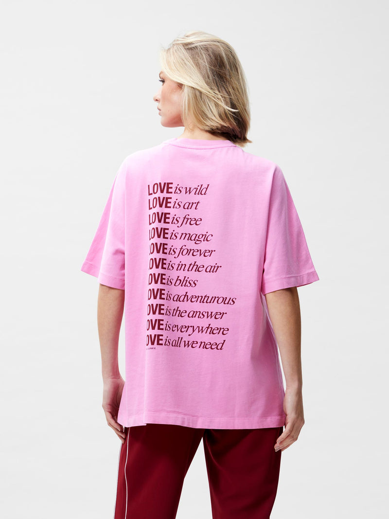 Oversized Tshirt met backprint | Rosebloom