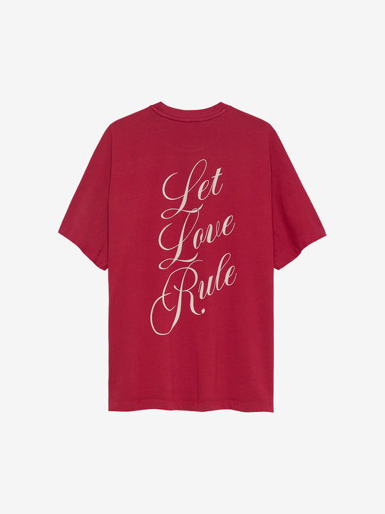 Oversized graphic Tshirt | Rhubarb