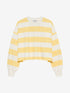Oversized striped long sleeve | Mellow Yellow