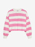 Oversized striped long sleeve | Rosebloom