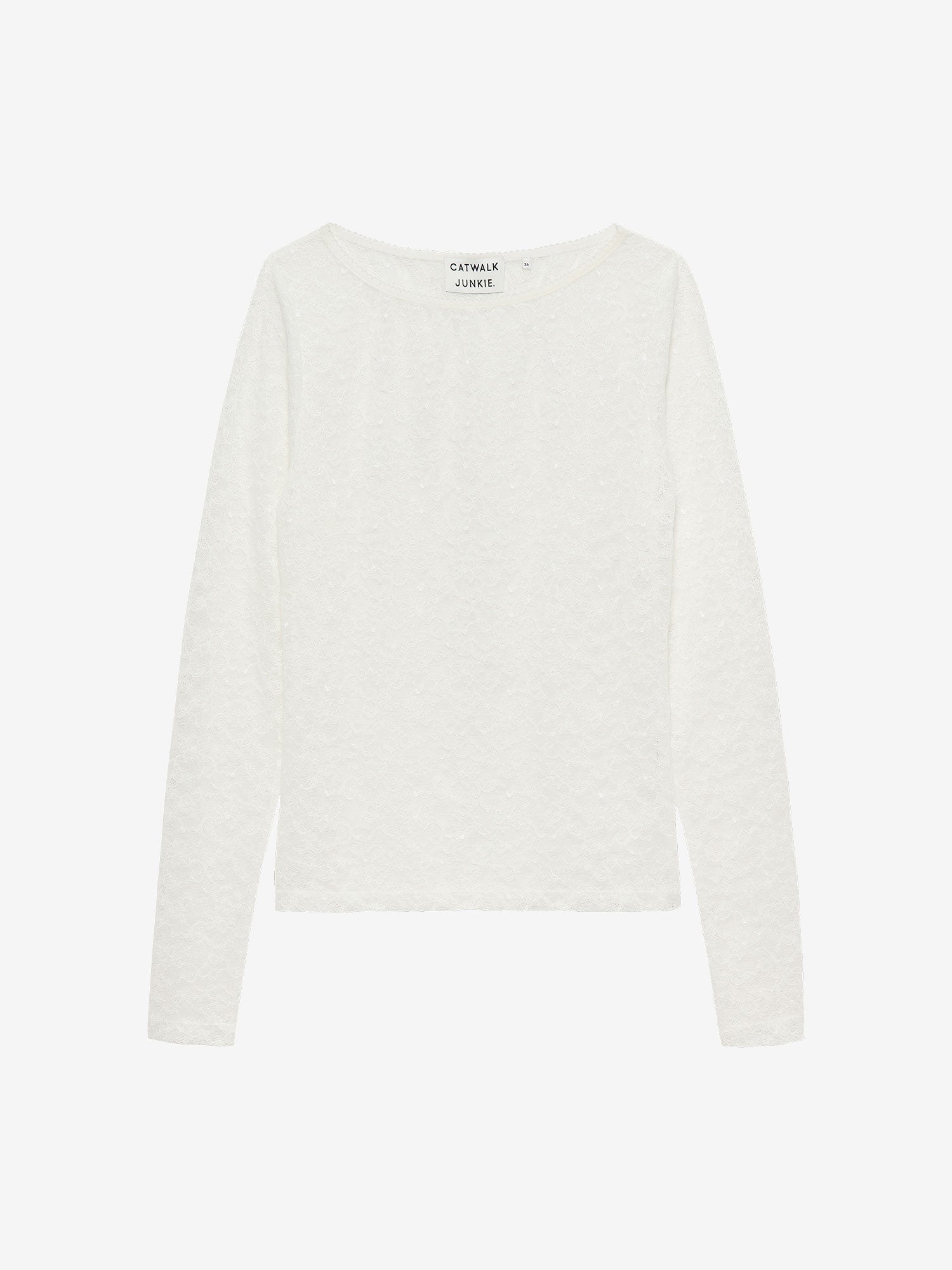 Lace long sleeve | Off White