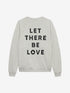 Sweater met graphic op rug | Light Grey Melange
